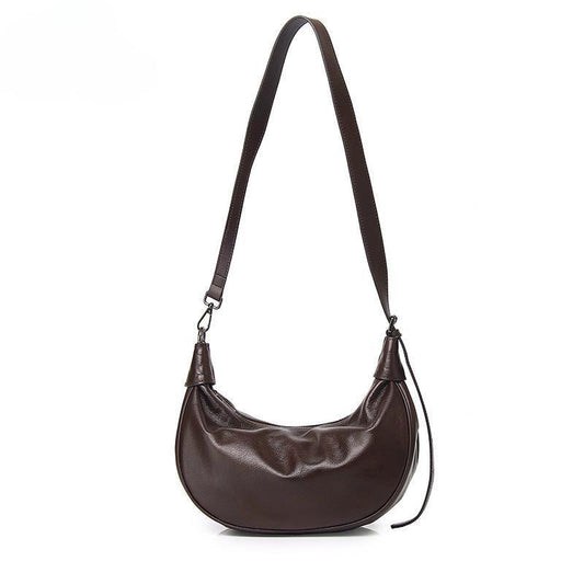 Beylasita Genuine Leather Hobo Slouch Shoulder Bag, Vintage Crossbody Bucket Bag