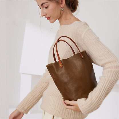 Beylasita Sac à bandoulière en cuir véritable Hobo Slouch, sac seau à bandoulière vintage