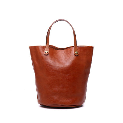 Beylasita Sac à bandoulière en cuir véritable Hobo Slouch, sac seau à bandoulière vintage