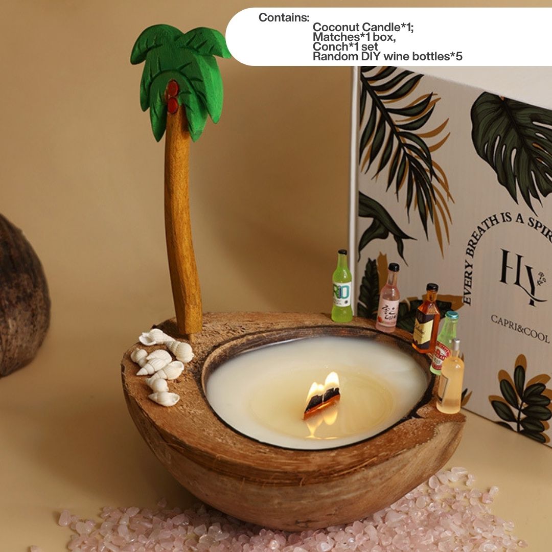 Aromatherapy Candle Scented Candles Natural Coconut For Relax Yoga Candle