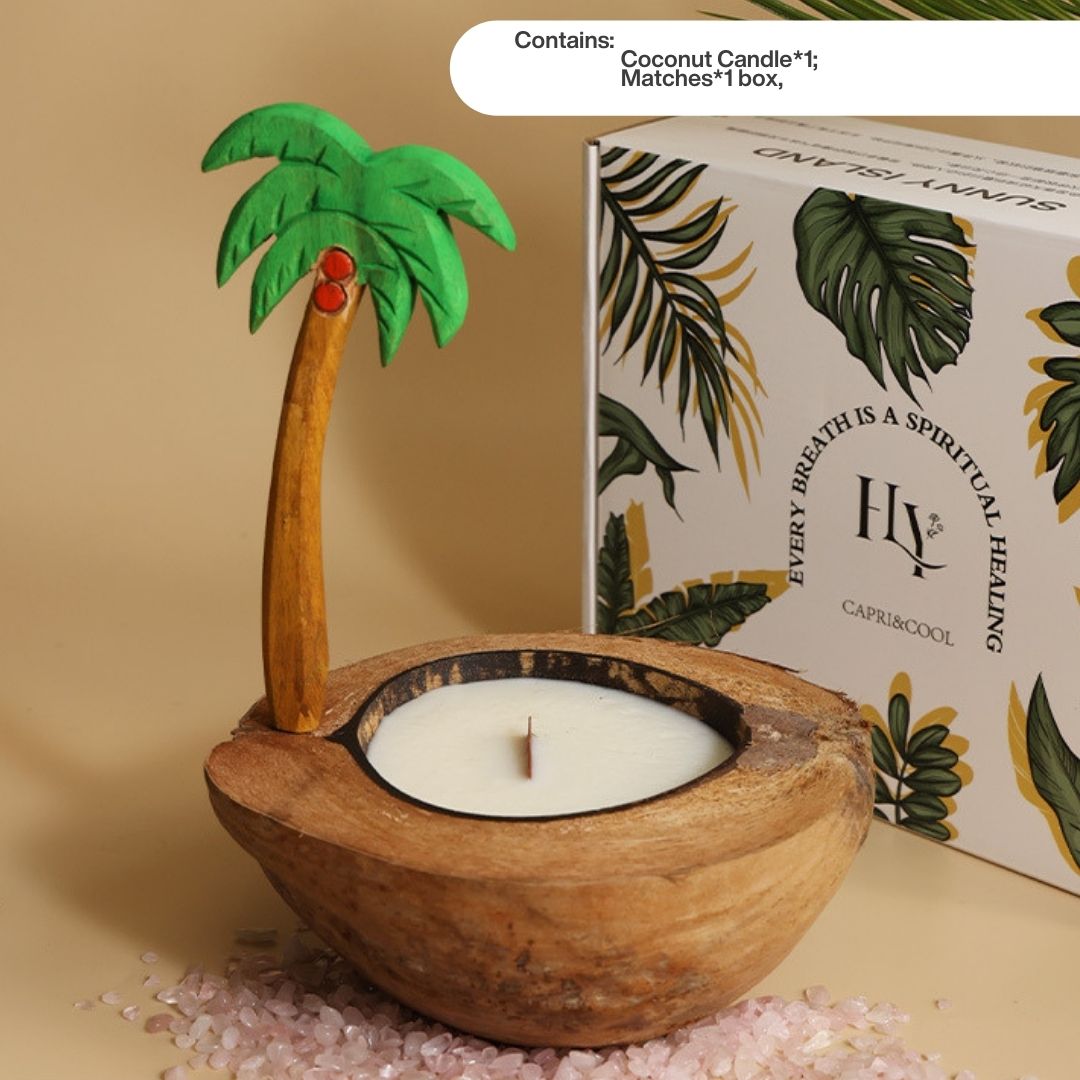 Aromatherapy Candle Scented Candles Natural Coconut For Relax Yoga Candle