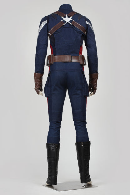 Captain America: The Winter Soldier Steve Rogers Cosplay Costume