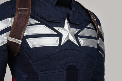 Captain America: The Winter Soldier Steve Rogers Cosplay Costume